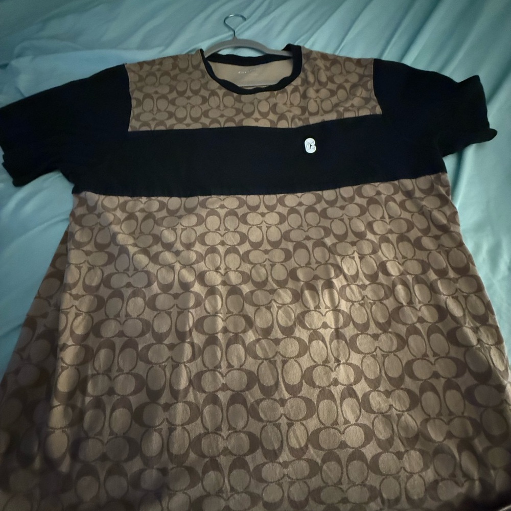 Coach Tan and Black Top